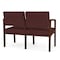 Lesro Lenox 2 Seat Tandem Seating W/ Arm, 44 in W 26 in L 31.5 in H LW2103 - alternate 2
